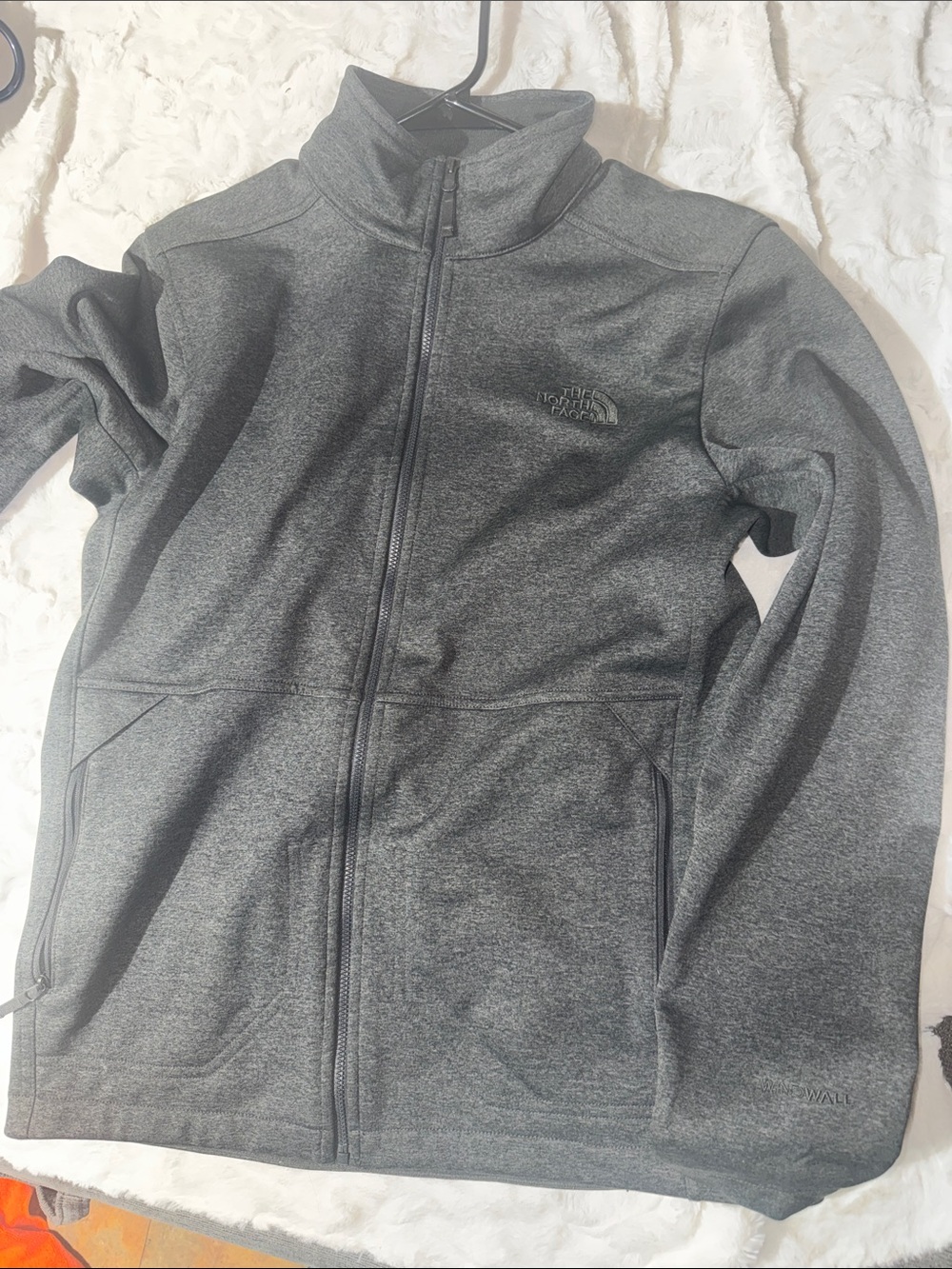 The North Face Men's Charcoal Heather Full-Zip Jacket